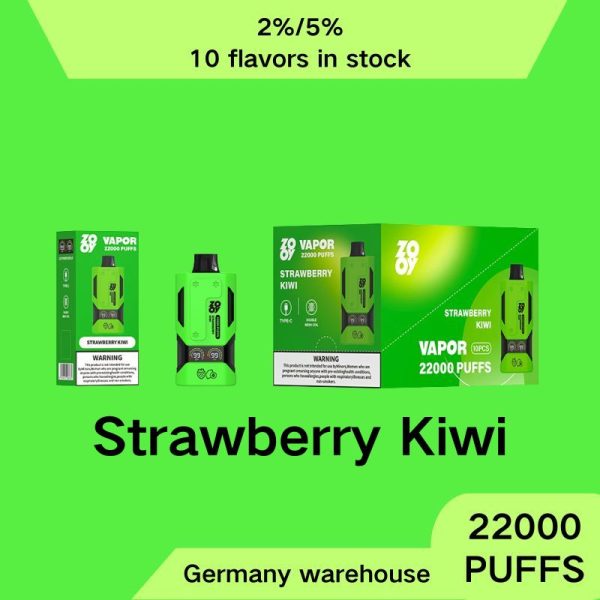 EU warehouse ZOOY VAPOR 22000 disposable double mesh coil built-in Smart Display Screen large mouth electronic cigarette - Image 6