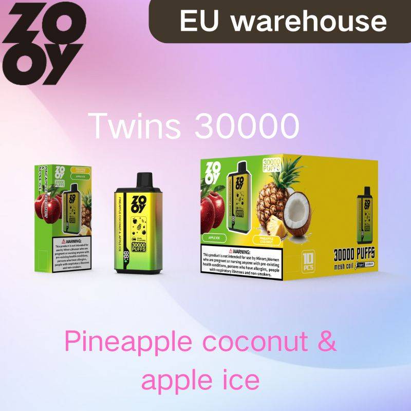 30000 Puffs ZOOY twins pineapple