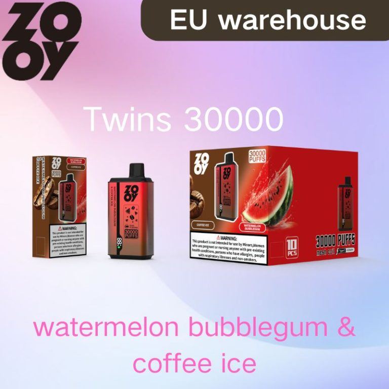 30000 Puffs ZOOY twins watermelon