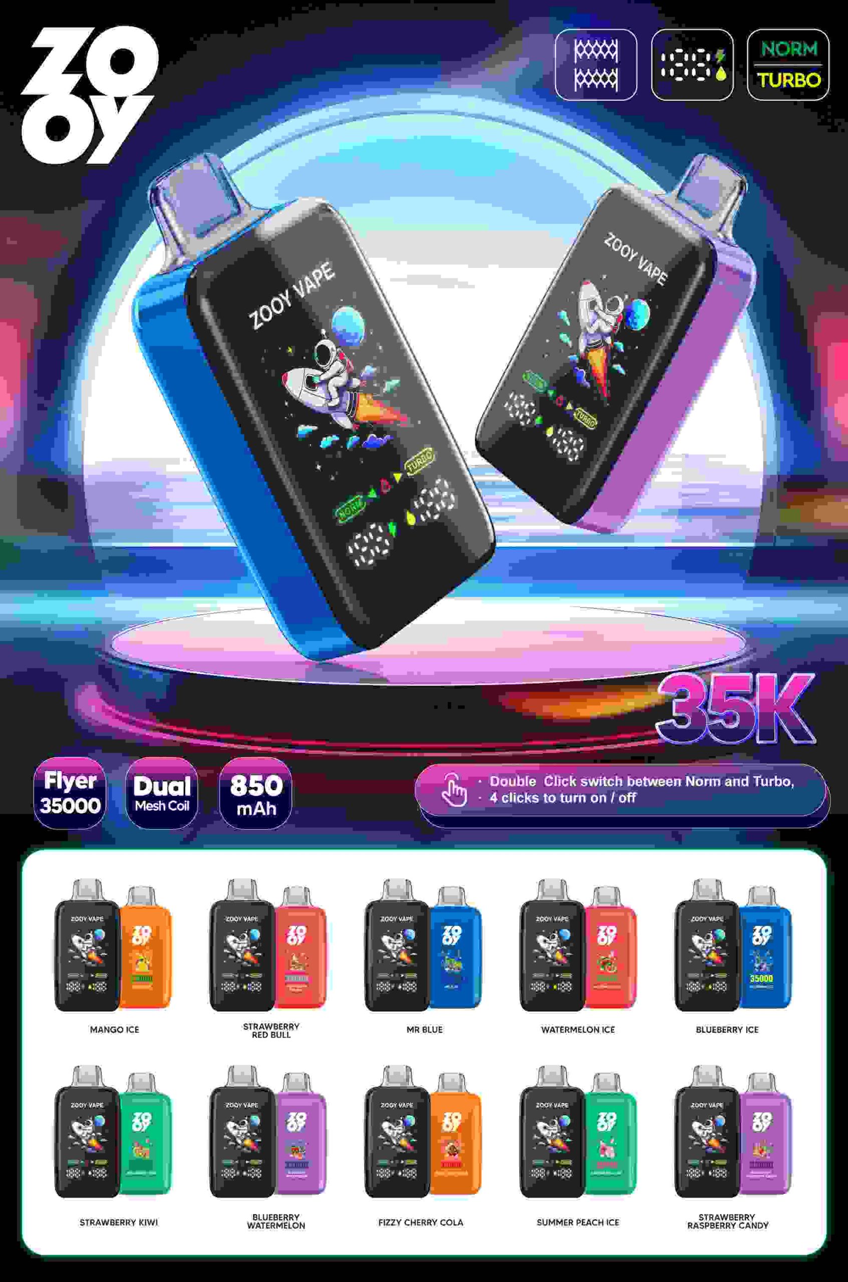 ZOOY FIYER 35000
