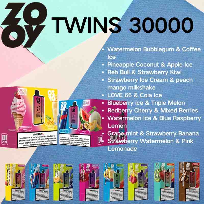 30000 Puffs Zooy twins