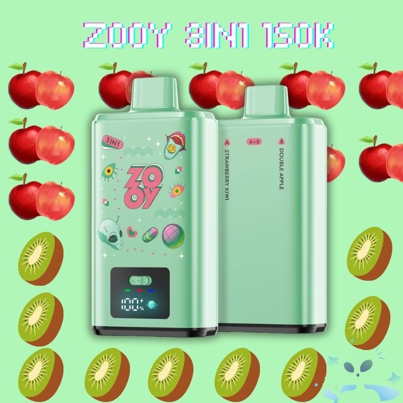 ZOOY 3in1 kiwi vape