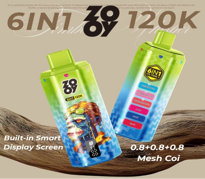 ZOOY green bottle