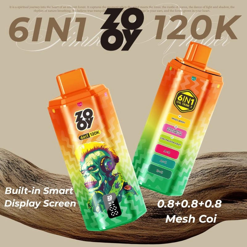 orange 6in1 smart screen vape