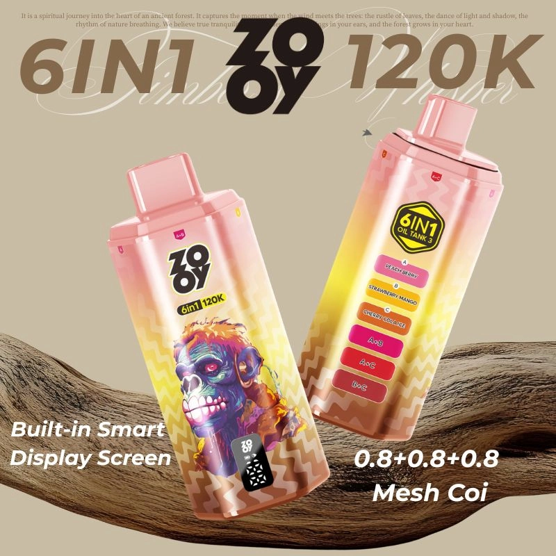pink 6in1 smart screen vape